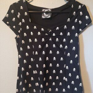 Women's shirt KILLSTAR - Bad 2 The Bone Size Medium